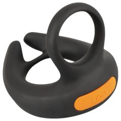 Rebel - Vibrating Black Penis Ring & Testicle Vibrator