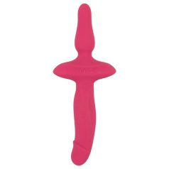 Couples Choice - 2in1 Vibrator & Anal Plug (Pink)
