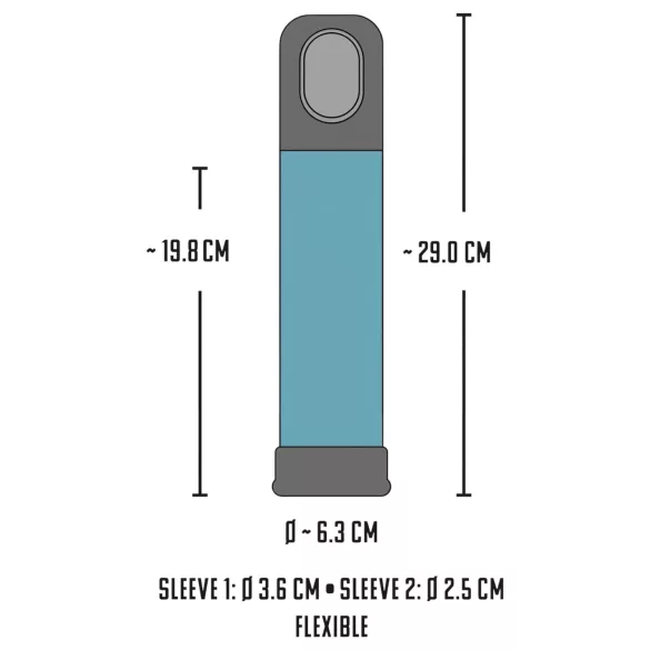 Mister Boner - automatic penis pump (blue)