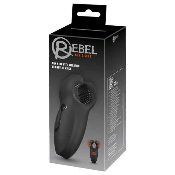 Rebel - Black Vibrating Head Massager with Movable Arm