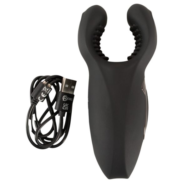 Rebel - Black Vibrating Head Massager with Movable Arm