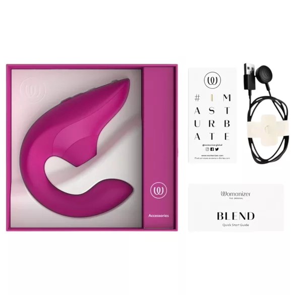 Womanizer Blend - G-spot vibrator and clitoral stimulator (pink)