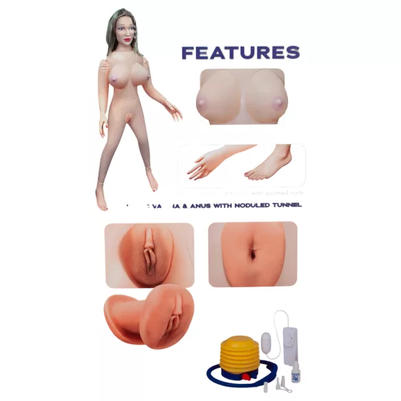 Excellent Power Amanda - Life-Size Vibrating Love Doll