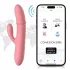 Svakom Mora Neo - App-controlled beaded rabbit vibrator (pink)
