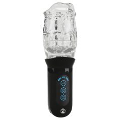 Stroker - Vibrating Rotating Masturbator (Transparent)