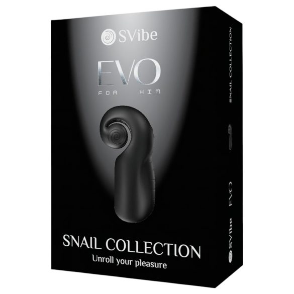 SVibe EVO - Waterproof Rechargeable Masturbator (Black)