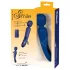 Smile - 2‑in‑1 tongue massager vibrator (blue)