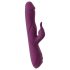 Javida - 3-in-1 Thrusting & Rotating Beaded Vibrator (Purple)