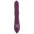 Javida - 3-in-1 Thrusting & Rotating Beaded Vibrator (Purple)