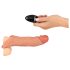 Realistixxx - Wireless Vibrating Penis Sleeve - Natural (20cm)