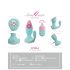 Beau Coeur Juvela - Vibrating Anal Plug (Turquoise)