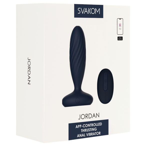 Svakom Jordan - Smart Anal Vibrator (Blue)
