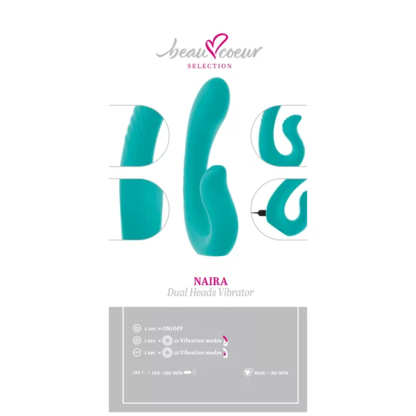 Beau Coeur Naira - G-Spot & Clitoral Vibrator (Green)