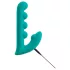 Beau Coeur Sylora - beaded 2‑in‑1 vibrator (green)