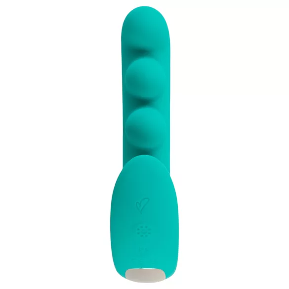 Beau Coeur Sylora - beaded 2‑in‑1 vibrator (green)