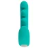 Beau Coeur Sylora - beaded 2‑in‑1 vibrator (green)