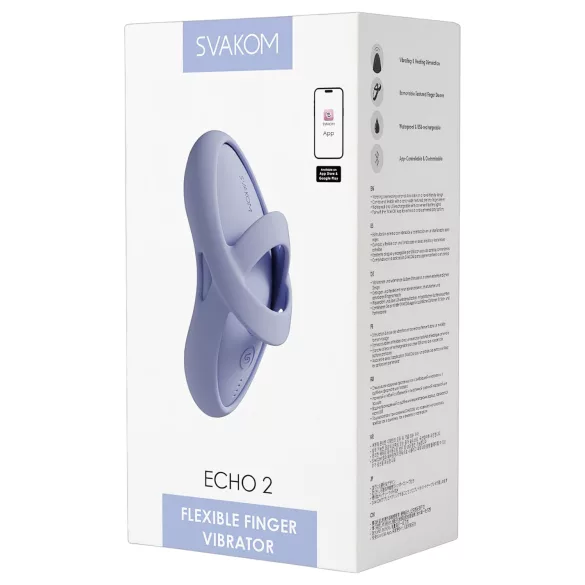 Svakom Echo 2 - Smart Finger Vibrator (Blue)