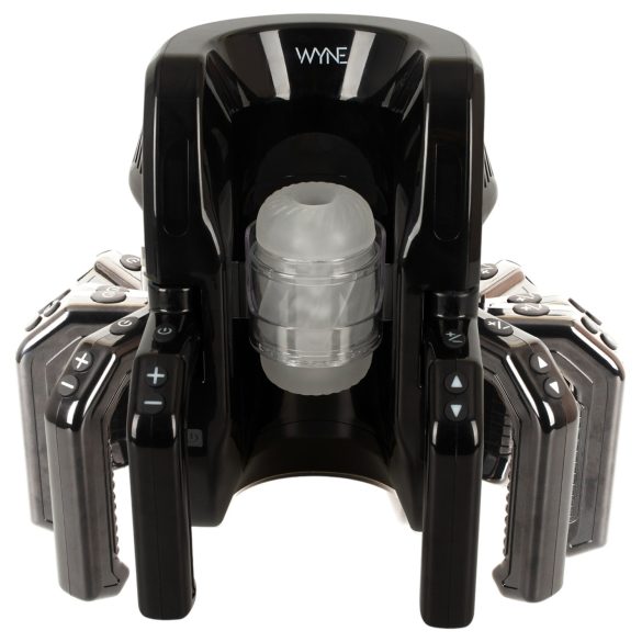 WYNE 10 - Automated Pleasure Device with Grip (Black)