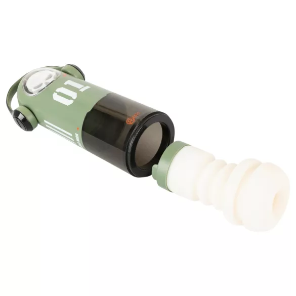 Rebel Skull - thrusting and vibrating masturbator (green)