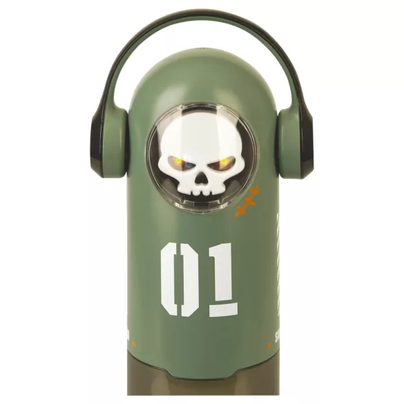 Rebel Skull - thrusting and vibrating masturbator (green)