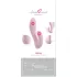 Beau Coeur Cerya - mini clitoral vibrator with handle (light pink)