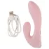 Beau Coeur Cerya - mini clitoral vibrator with handle (light pink)