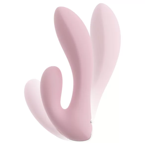 Beau Coeur Cerya - mini clitoral vibrator with handle (light pink)