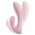 Beau Coeur Cerya - mini clitoral vibrator with handle (light pink)