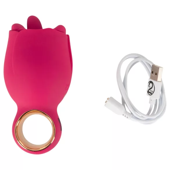 You2Toys Oral Fun - tongue clitoral stimulator (pink)
