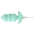Cuties Mini - Vibrating Rounded Anal Plug (Green)