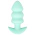 Cuties Mini - Vibrating Rounded Anal Plug (Green)