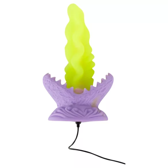 Beasty Cocks Passionate Glowing Dildo (Green)