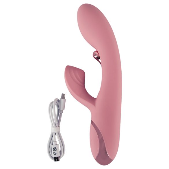 Beau Coeur Avenor - tongue-style, clitoral-arm G-spot vibrator (pink)