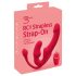 You2Toys Strapless - strap-on 3-pronged vibrator (pink)