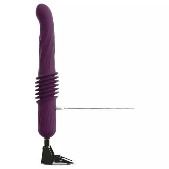 You2Toys - Remote-Controlled Heated Thrusting Vibrator (Purple)
