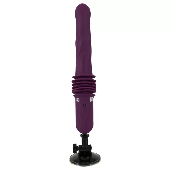 You2Toys - Remote-Controlled Heated Thrusting Vibrator (Purple)