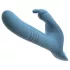 You2Toys - 3‑piece strap-on rabbit thrusting vibrator with remote control (blue)