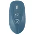 You2Toys - 3‑piece strap-on rabbit thrusting vibrator with remote control (blue)