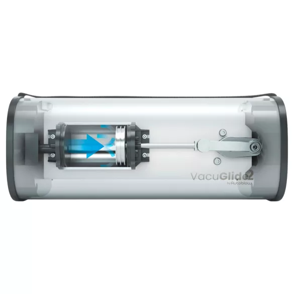 VacuGlide 2 - automatic mains-powered luxury male masturbator (silver)