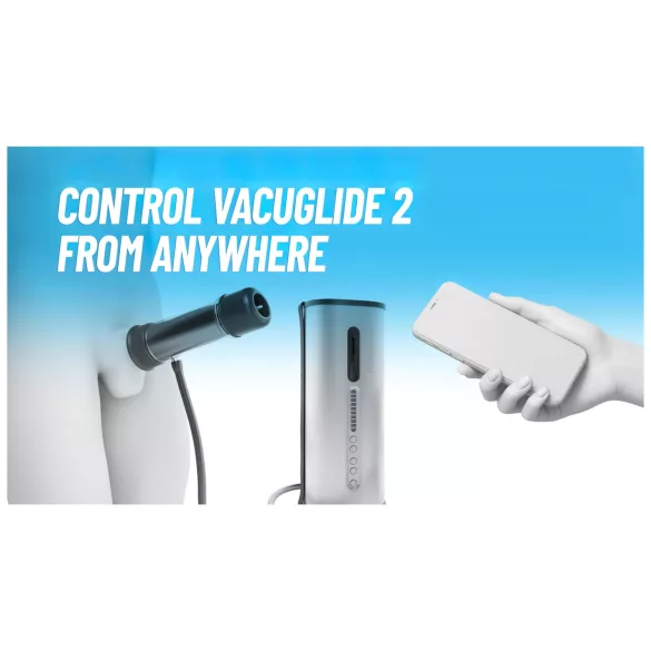 VacuGlide 2 - automatic mains-powered luxury male masturbator (silver)