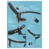 You2Toys - remote-controlled double strap-on vibrator (black)