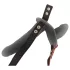 You2Toys - remote-controlled double strap-on vibrator (black)