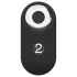 You2Toys - remote-controlled double strap-on vibrator (black)