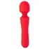 Sweet Smile - rechargeable, waterproof wand vibrator (red)