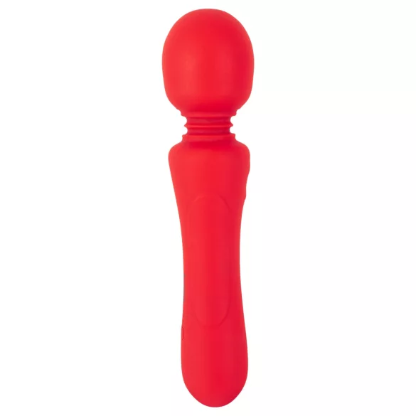 Sweet Smile - rechargeable, waterproof wand vibrator (red)