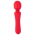 Sweet Smile - rechargeable, waterproof wand vibrator (red)