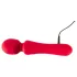 Sweet Smile - rechargeable, waterproof wand vibrator (red)