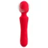 Sweet Smile - rechargeable, waterproof wand vibrator (red)