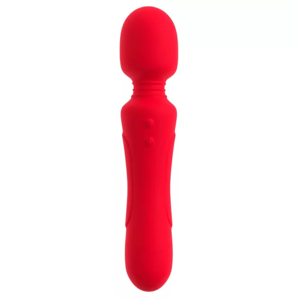 Sweet Smile - rechargeable, waterproof wand vibrator (red)