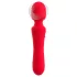 Sweet Smile - rechargeable, waterproof wand vibrator (red)